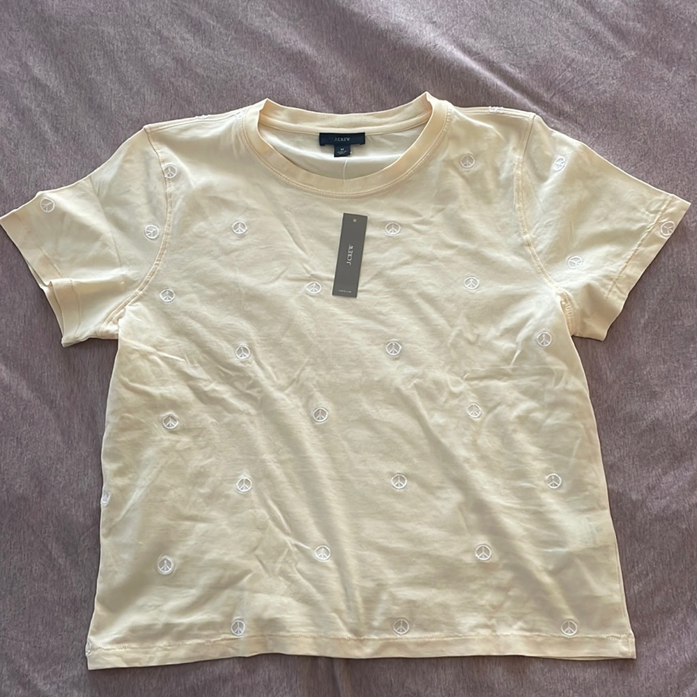J Crew Yellow T Shirt